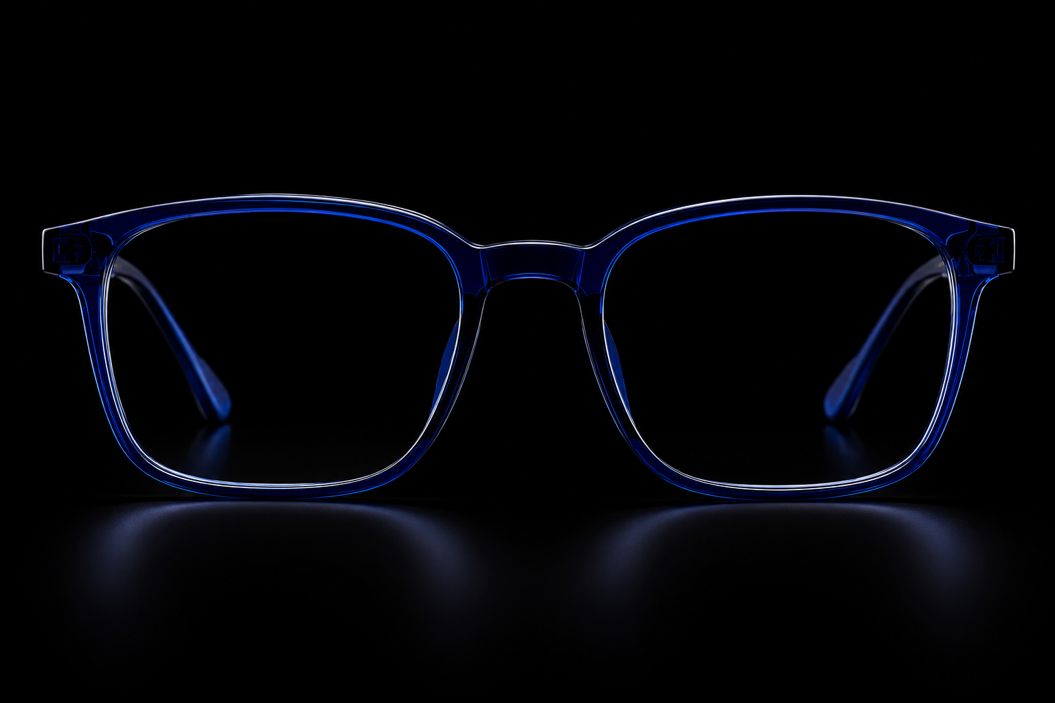 Siri Sael premium optical frame on elegant black luxury background.